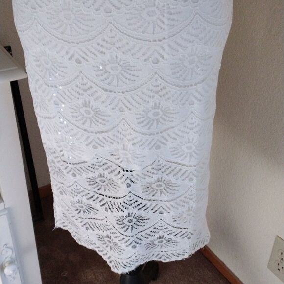 NWT SSXR White Lace Dress - Picture 4 of 14
